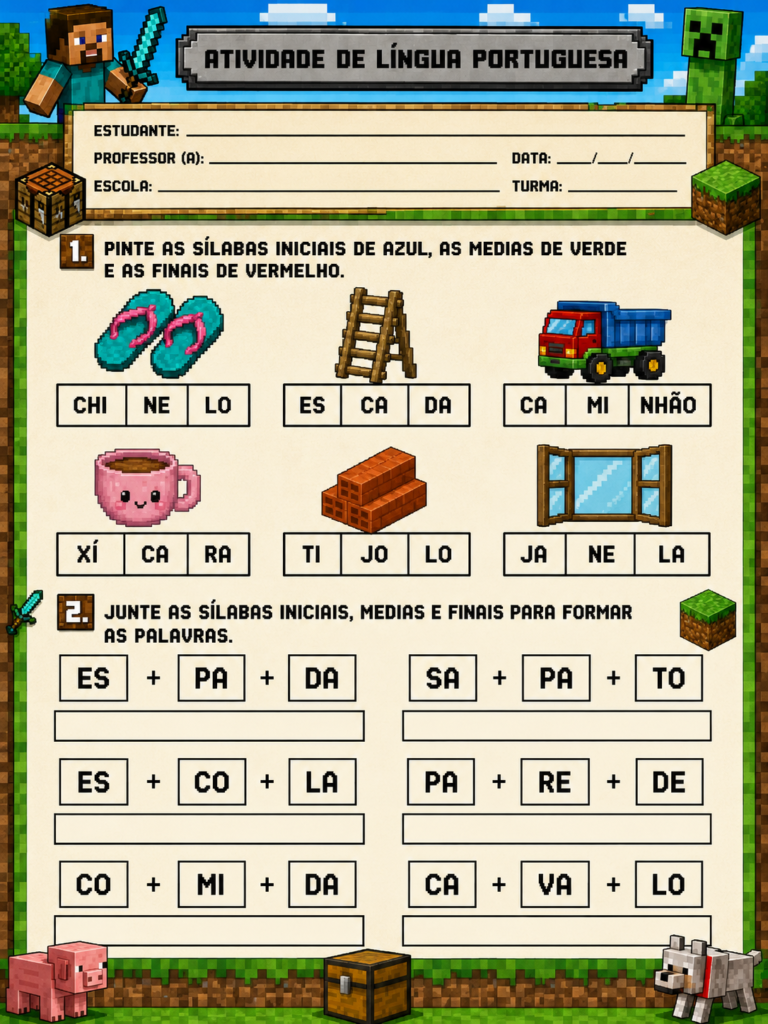 Atividades estilo Minecraft chatgpt image 27 de jul. de 2026, 14 28 45