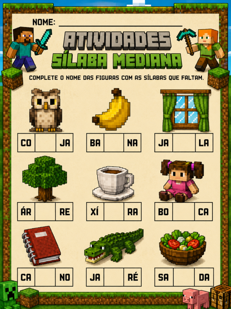 Atividades estilo Minecraft chatgpt image 31 de jul. de 2026, 12 08 10